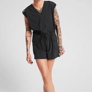 Athleta Black Romper